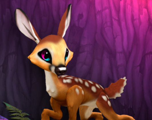 FAWNY GENSA FEMALE (ELK DNA) SIZE 3 Breedable Fawn Log No Food Necessary!
