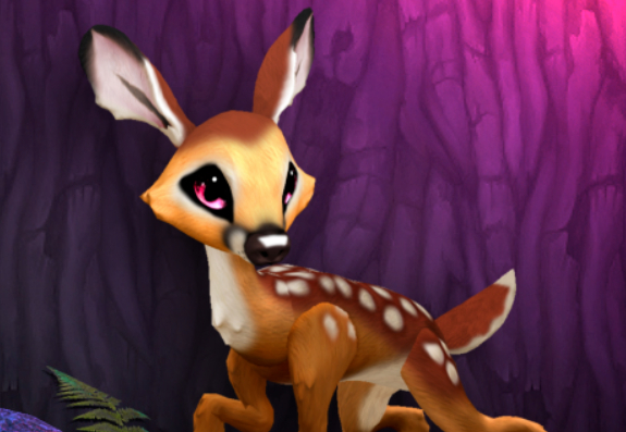 FAWNY LOVING FEMALE (ELK DNA) SIZE 5 Breedable Fawn Log No Food Necessary!