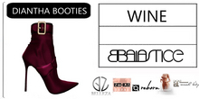 Baiastice_Diantha Booties-Wine