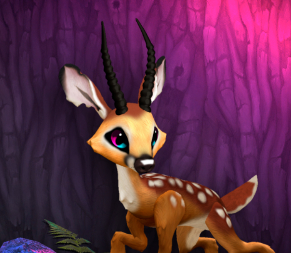 FAWNY GENSA MALE ANTELOPE SIZE 5 Breedable Fawn Log No Food Necessary!
