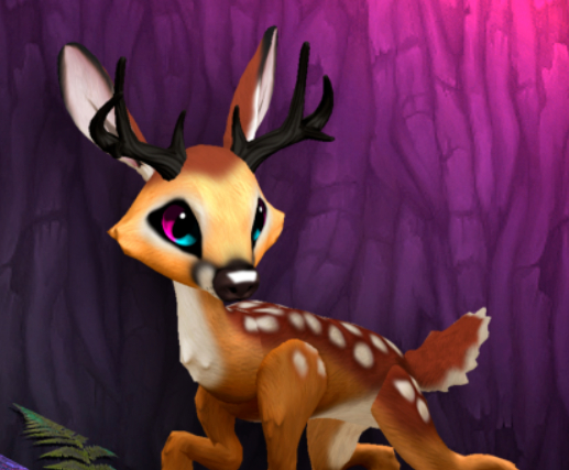 FAWNY GENSA MALE DEER SIZE 3 Breedable Fawn Log No Food Necessary!