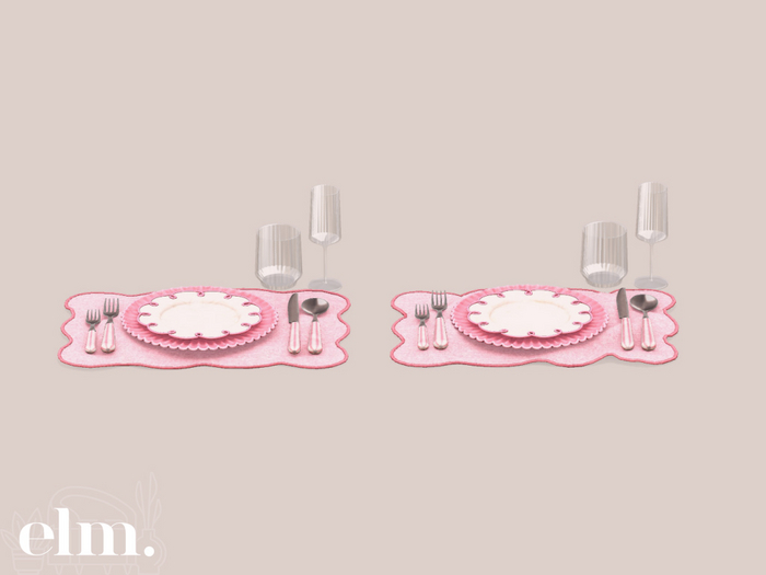 Elm. Harlow Decor//Placesettings