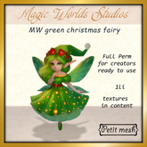 MW green christmas fairy