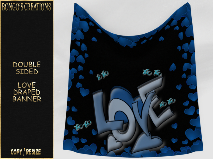 BMC5580 - DOUBLE SIDED LOVE BANNER