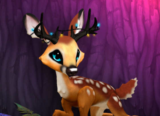 FAWNY BLUESPECK MALE DUO LIGHTS SIZE 4 Breedable Fawn Log No Food Necessary!