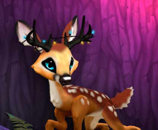 FAWNY BLUESPECK MALE DUO LIGHTS SIZE 4 Breedable Fawn Log No Food Necessary!