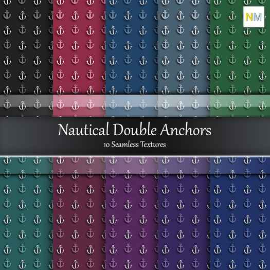 Nautical Double Anchors