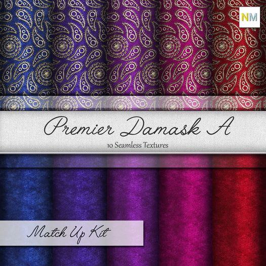 Premier Damask A Seamless Fabric Textures NM