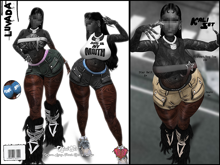 [LUV] KALI JEANS - FATPACK