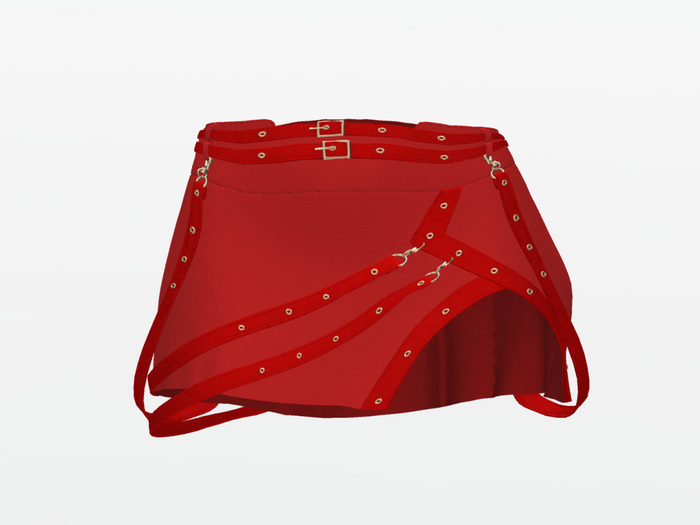 -LD- The Dark Skirt Red