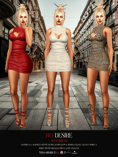 BQ::Desire Mini Dress:: Leopard 