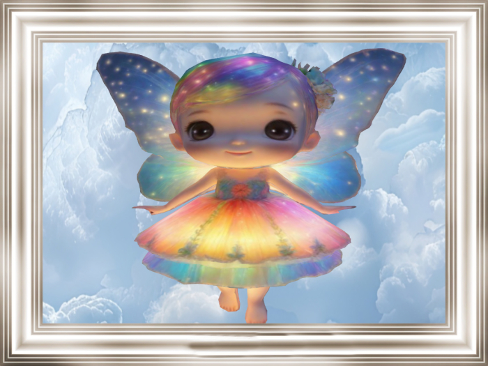 HB: Translucent Rainbow Fairy FULL PERM