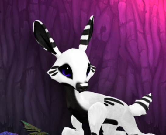 INKY INGIDO FEMALE (DEER DNA) SIZE 3 Breedable Fawn Log No Food Necessary!