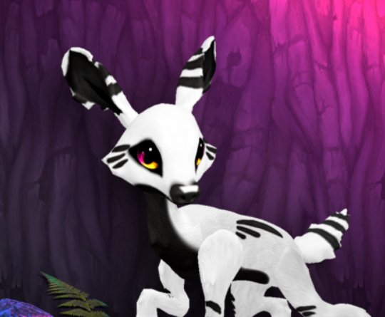 INKY GLISTEN FEMALE (ELK DNA) SIZE 4 Breedable Fawn Log No Food Necessary!