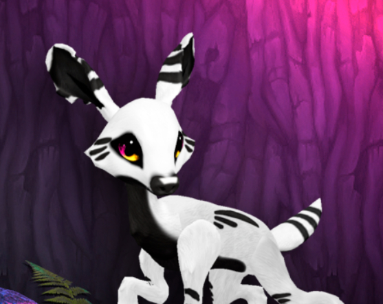 INKY GLISTEN FEMALE (ELK DNA) SIZE 4 Breedable Fawn Log No Food Necessary!