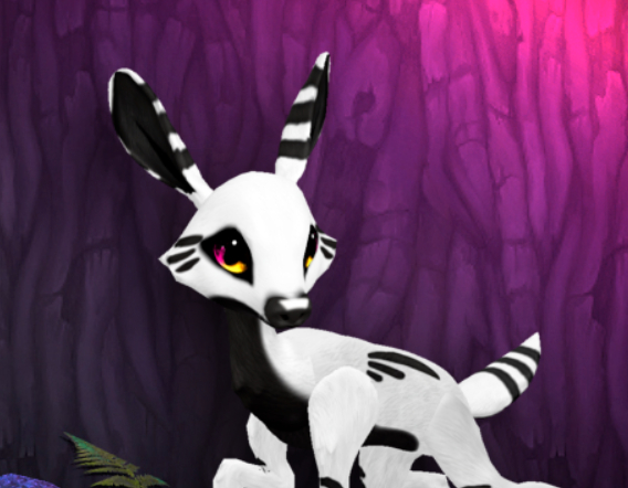 INKY GLISTEN FEMALE (DUO LIGHTS DNA) SIZE 5 Breedable Fawn Log No Food Necessary!