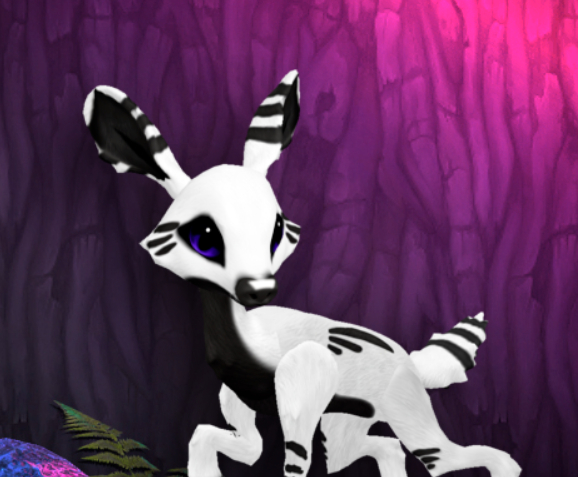 INKY INDIGO FEMALE (RED LIGHTS DNA) SIZE 3 Breedable Fawn Log No Food Necessary!