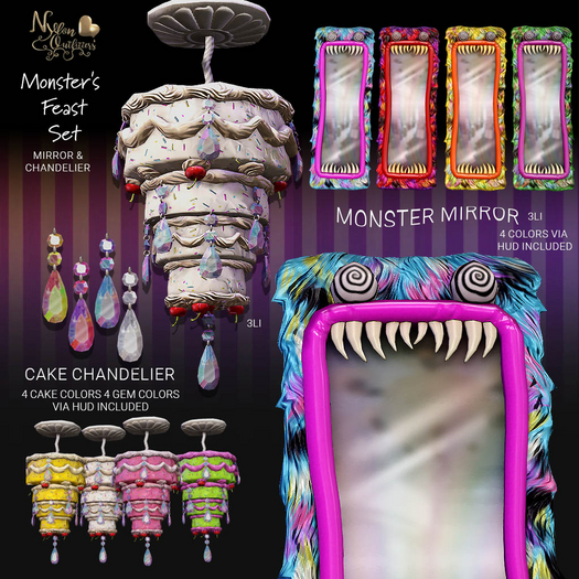 (NO) Monsterous Elegance - Monster's Feast Set