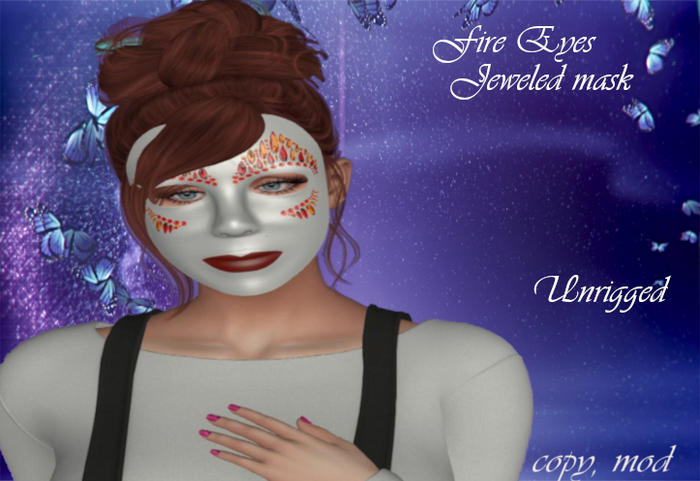 Fire Eyes Mask