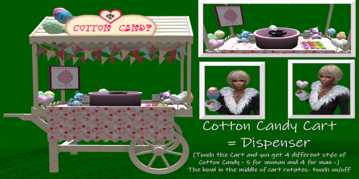 C.M.D. - Cotton Candy Cart NEW VB