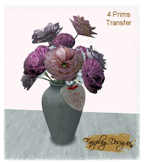 ~Valentine Poppy Bouquet~Gift