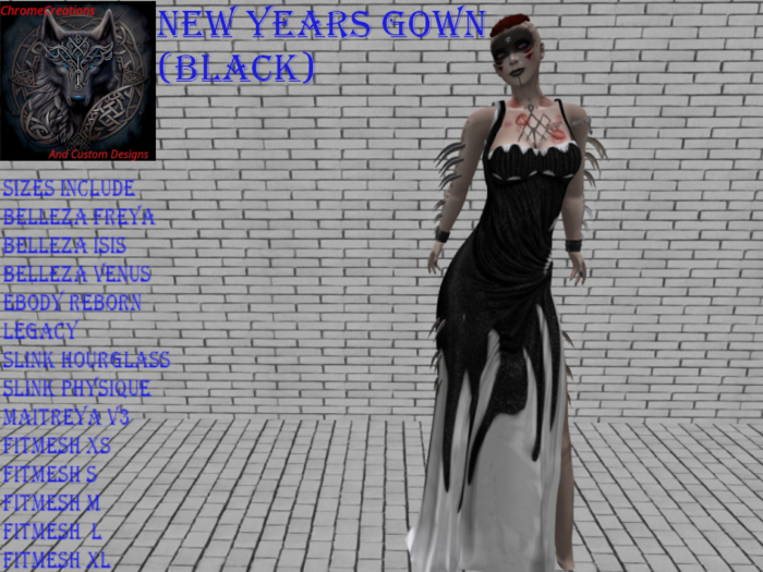 New years Gown ( Black)