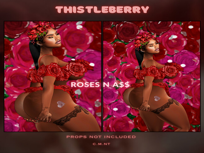 TB- Roses N A$$ Bento Pose