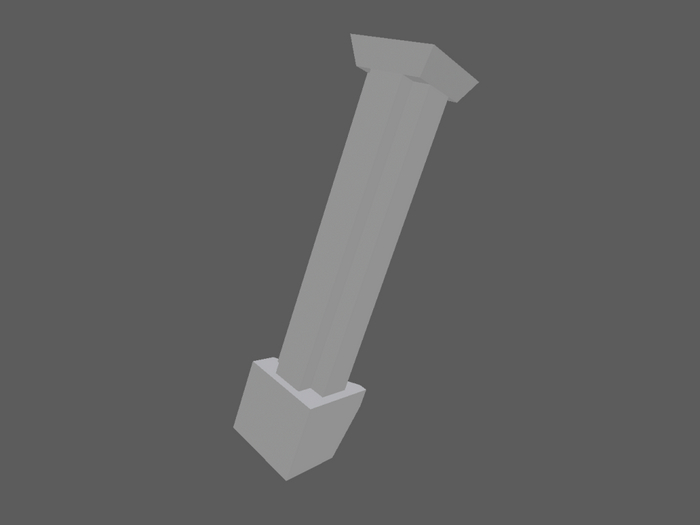 square column V_8 - FULL PERM