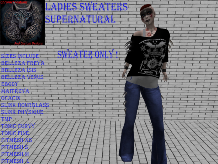 Ladies Sweaters (Supernatural )