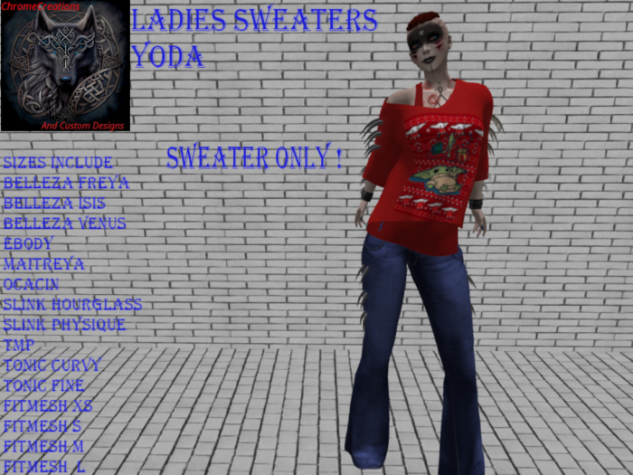Ladies Sweaters (Yoda)