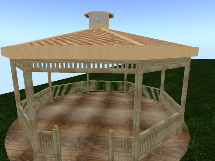 Gazebo_V2 for your garden - MESH - FULL PERM