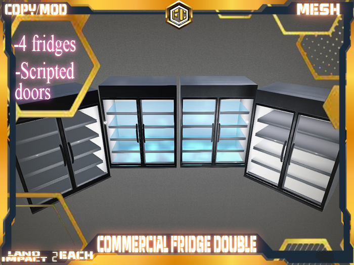 Commercial fridge 3.0 double-Freedom creations