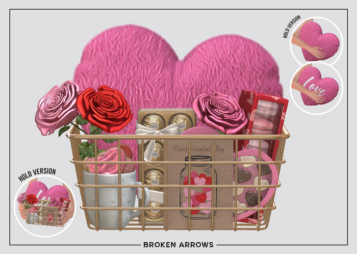 BROKEN ARROWS - Love - Gift Basket - Colorful 