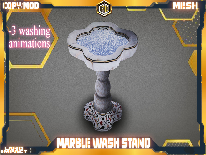 Marble wash stand-Freedom creations