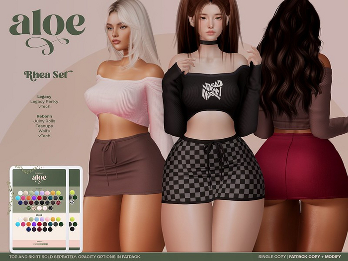 Aloe. Rhea Skirt // FATPACK