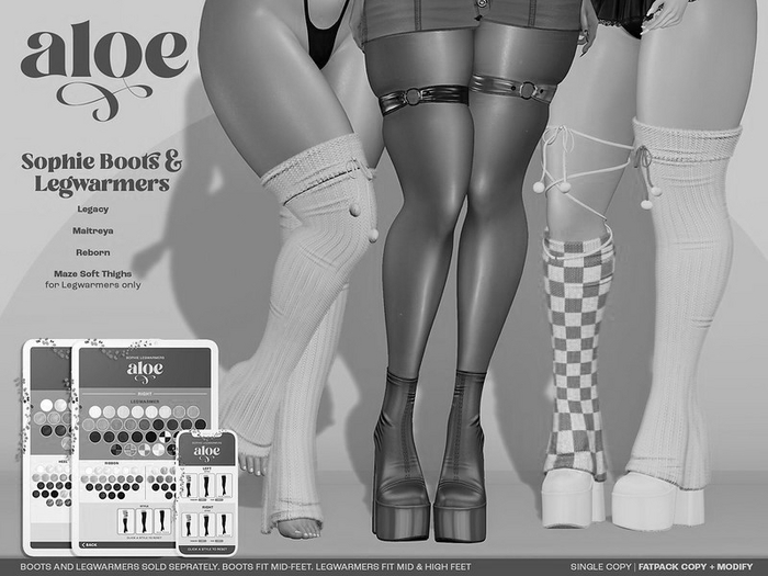 Aloe. Sophie Boots & Legwarmers // DEMO