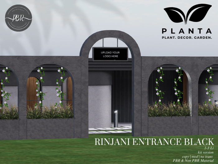Planta - Rinjani Entrance Black