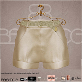 Baiastice_Crocus Leather Shorts-Sand