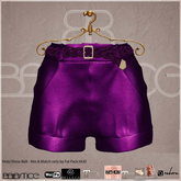 Baiastice_Crocus Leather Shorts-Purple