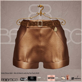 Baiastice_Crocus Leather Shorts-Brown