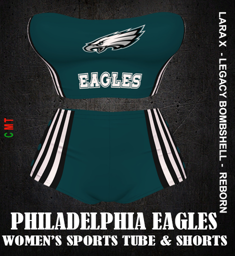 PHILADELPHIA EAGLES  Women's Sports Tube & Shorts