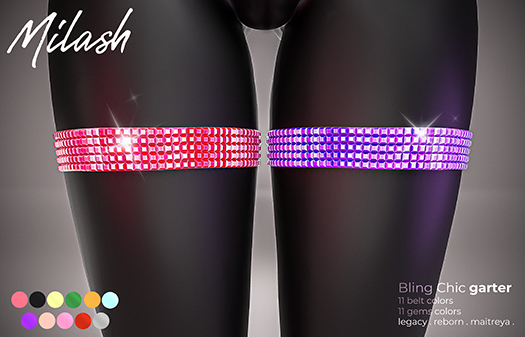 Milash : BlingChic Garters