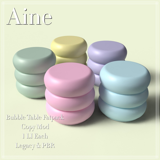 Aine - Bubble Table Fatpack (ADD)