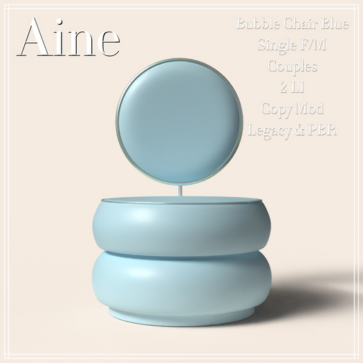 Aine - Bubble Chair Blue (ADD)