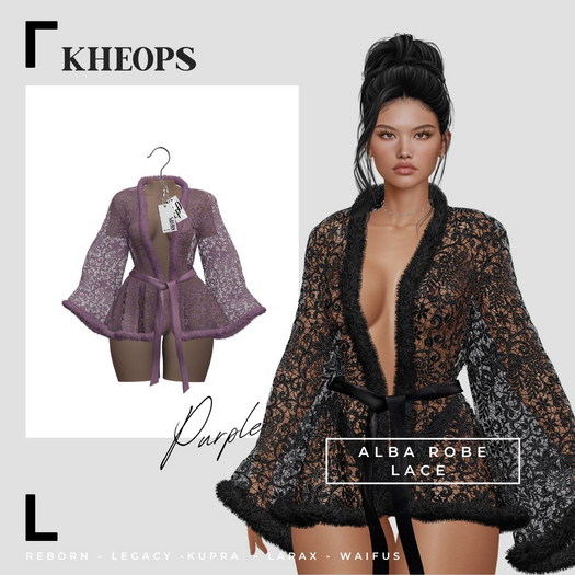 Kheops  /\ - ALBA  - ROBE - Purple Lace