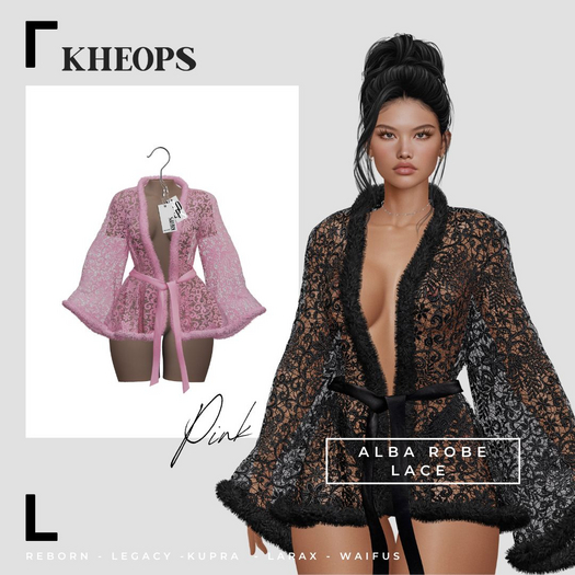 Kheops  /\ - ALBA  - ROBE - Pink Lace