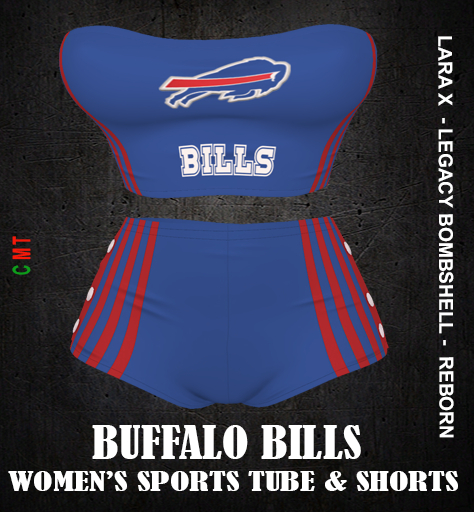 BUFFALO BILLS  Women's Sports Tube & Shorts