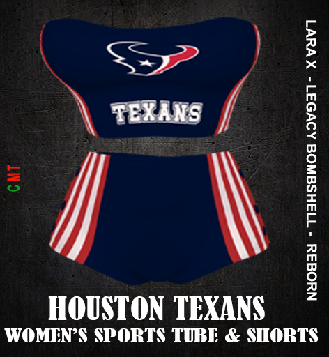 HOUSTON TEXANS  Women's Sports Tube & Shorts