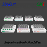 MedArt - Ampoules with injection full set Bag