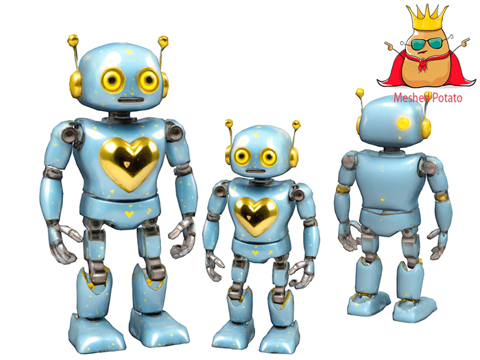 Meshed Potato Valentine Robot Full Perm